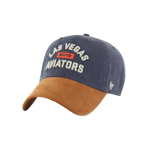 '47 Brand Raftes Navy/Brown Clean Up Strapback Cap